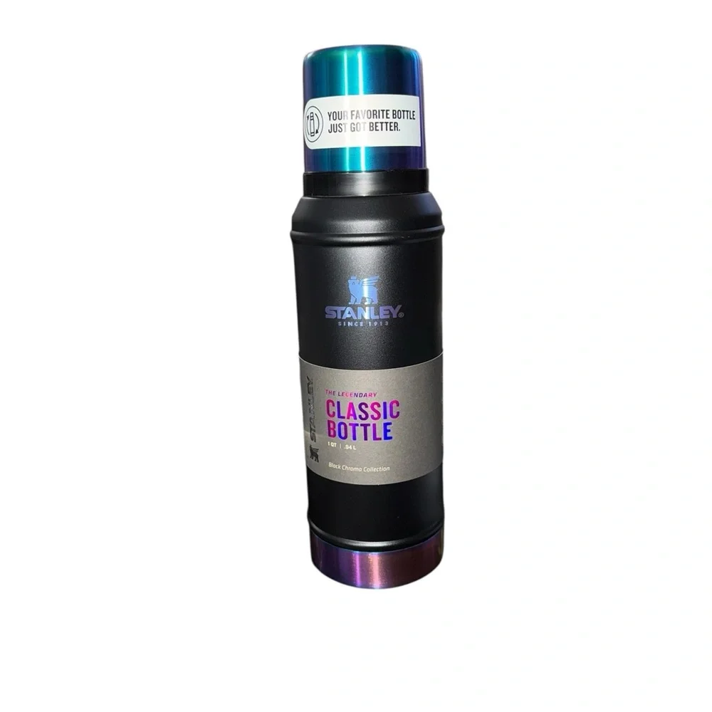 STANLEY Black Chroma Classic Bottle 1 QT NWT - Picture 7 of 11